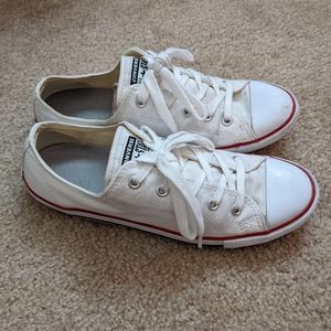 Women's 8.5 off white converse